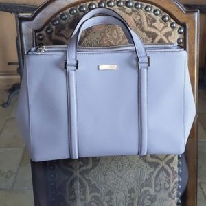 Kate Spade Large Lavender Tote crossbody like new